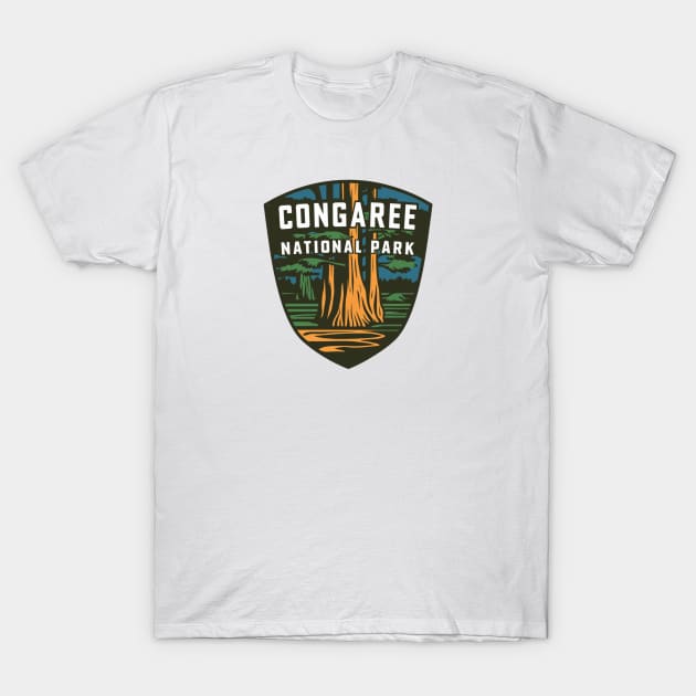 Congaree National Park Emblem T-Shirt by Perspektiva